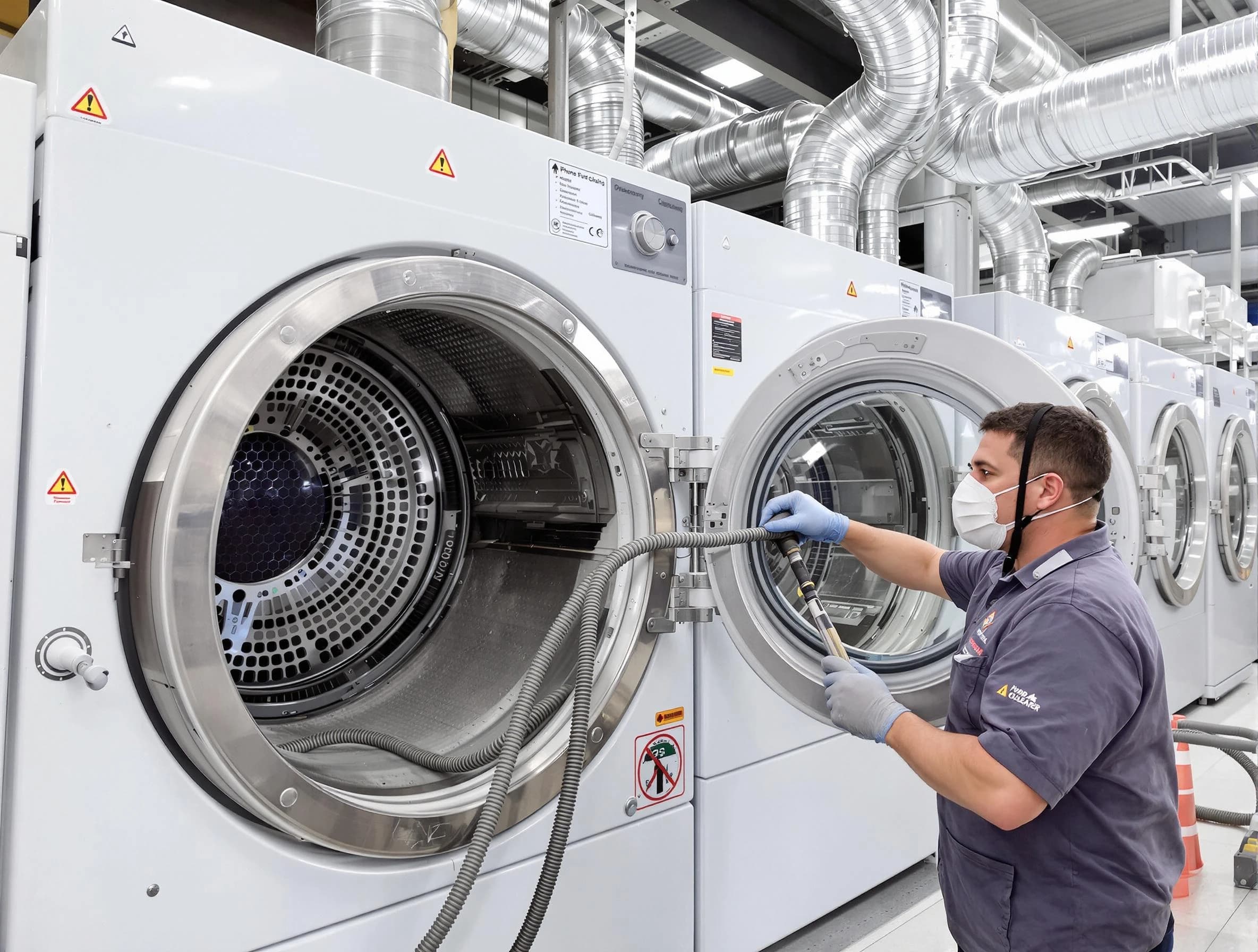 Industrial-grade dryer vent cleaning by Choctaw Dryer Vent Cleaning in Choctaw