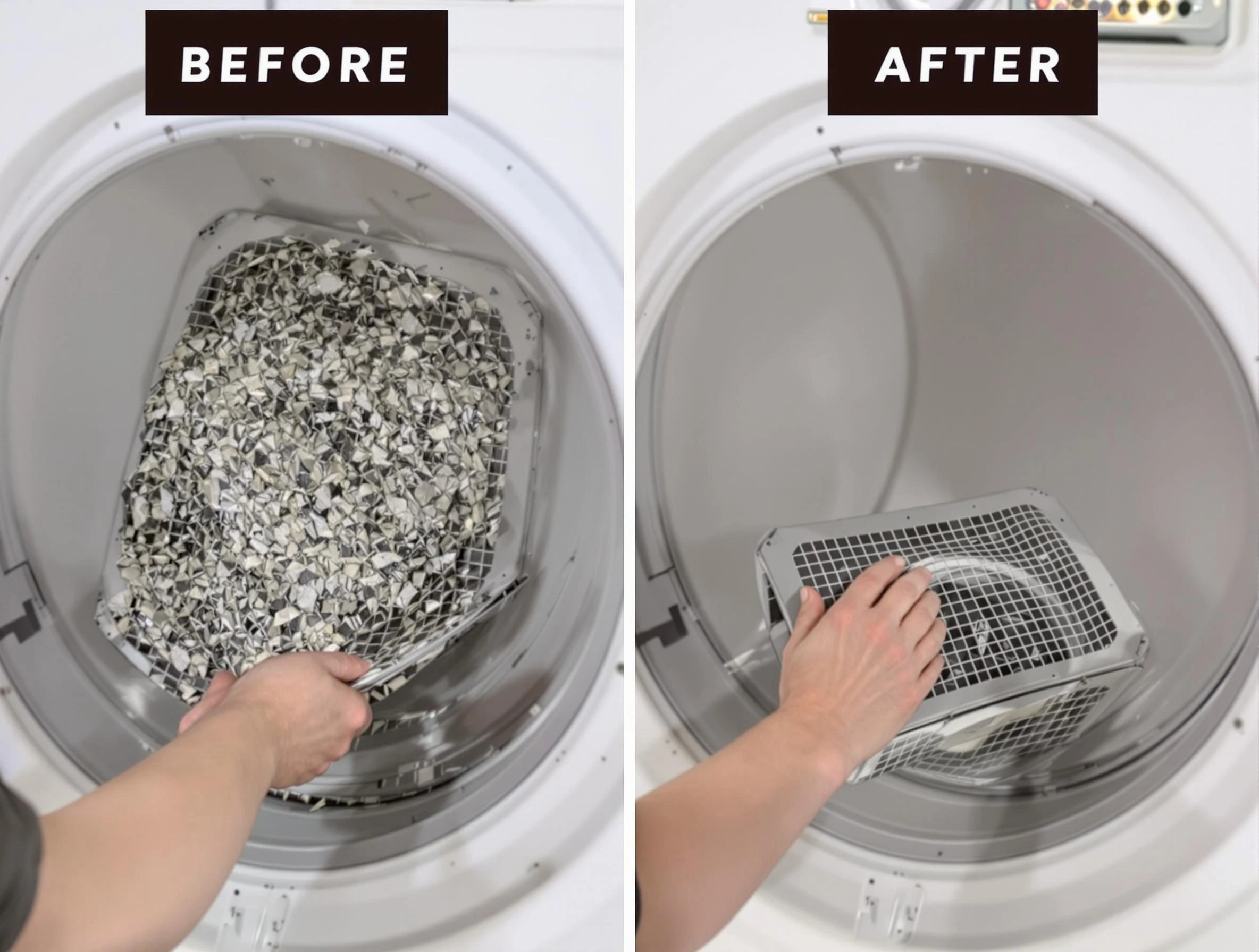 Professional lint trap cleaning by Choctaw Dryer Vent Cleaning in Choctaw