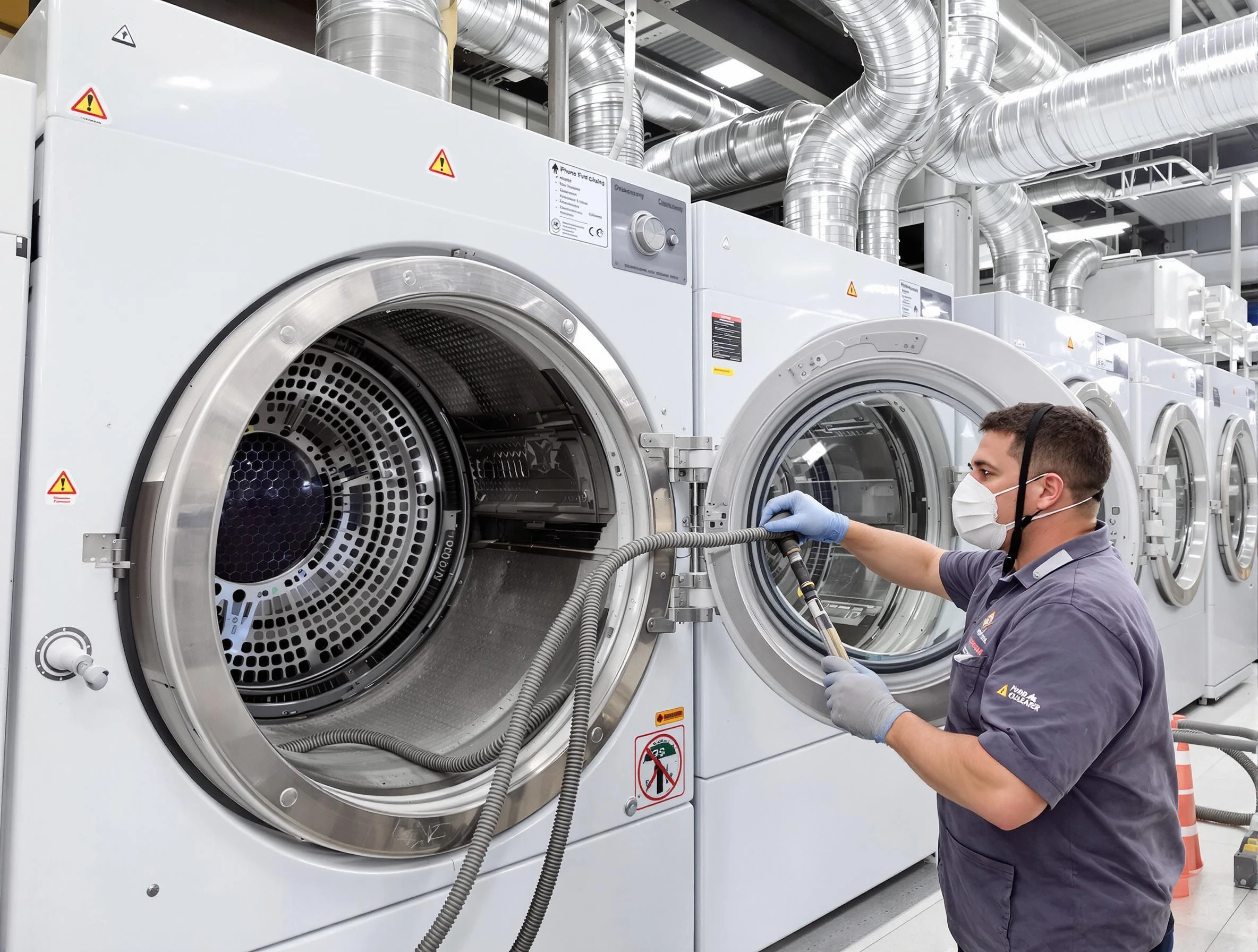 Industrial-grade dryer vent cleaning by Choctaw Dryer Vent Cleaning in Choctaw